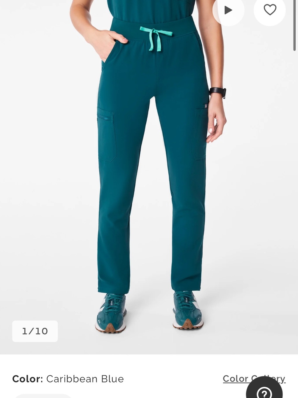 Figs Yola slim scrub pant